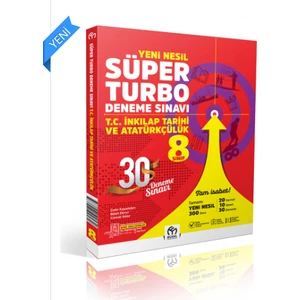 Model Eğitim Yayıncılık 8. Sınıf T.C. İnkılap Tarihi ve Atatürkçülük Yeni Nesil Süper Turbo Deneme Sınavı