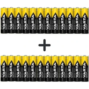 Super Heavy Duty 24 Adet Aa Kalın Özel Pil Paketi (24 Adet AA)