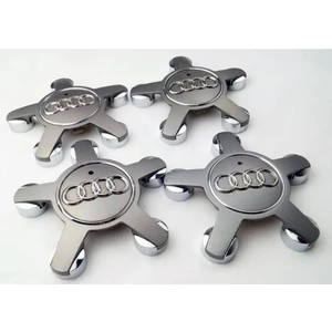 Audi A4 2008/2012 Ahtapot Jant Göbeği Takımı Gri 4F0601165N