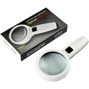 Rekotools-5 x LED Işıklı Büyüteç Beyaz 110 mm
