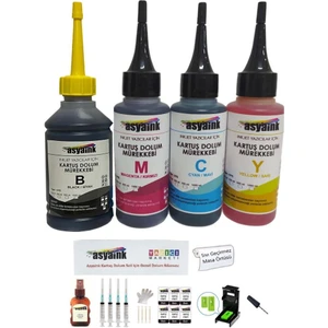 Canon Pixma E414 / E474 /E3140 Uyumlu Ekonomik Kartuş Dolum Seti