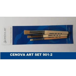 Cenova Art Stencil Fırça 3'lü Set 901/2
