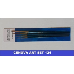 Cenova Art Dal Liner 4'lü Fırça Set 124