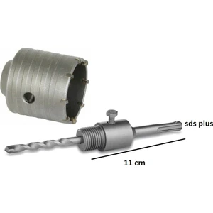 Bay-Tec 55MM Elmaslı Beton Delme Panç ve Adaptörü 110MM