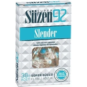 Süzen 92 Slender Filtre Ağızlık 30 Lu x 24' Lü 720 Adet