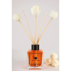 Cem Parfüm 120 ml Sandal Ağacı & Vanılya Çiçek Taşlı Bambu Çubuklu Oda Kokusu