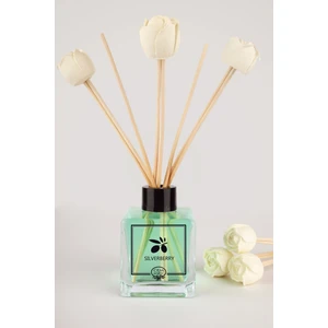 Cem Parfüm 120 ml İğde Çiçeği Çiçek Taşlı Bambu Çubuklu Oda Kokusu