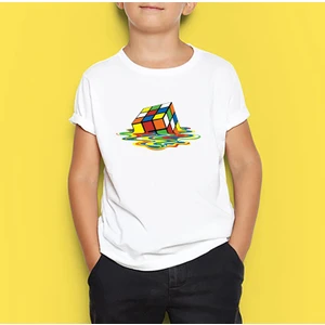 Melted Rubik's Cube Çocuk Tişört