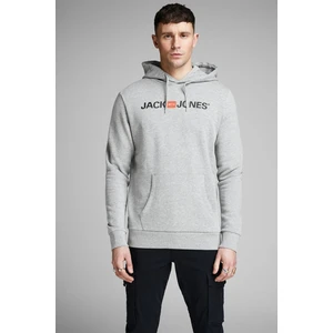 Jack & Jones Erkek Light Grey Sweatshirt-12137054