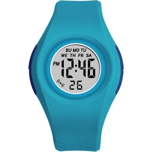 Sinin 8140 Öğrenci Jöle Renkli Aydınlık Su Geçirmez Dijital Izle (Sky Blue)  (Yurt Dışından)