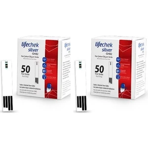 Lifechek Silver GH82  Ölçüm Stribi 50LI 2 Adet