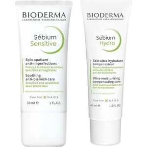 Sebium Sensitive Cream 30 Ml+Bioderma Sebium Hydra Cream 40 ml