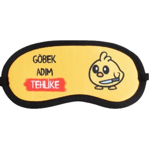 Afillix Concept Göbek Adım Tehlike Tasarım Pamuklu Uyku Bandı