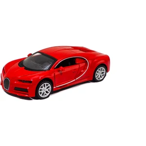 Oyuncak Metal Bugatti Kırmızı Çek Bırak 12 cm