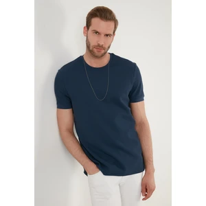 Pamuklu Bisiklet Yaka Basic T Shirt Erkek T Shirt 5902387