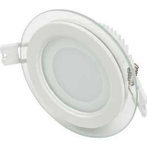 6 Watt Panel LED Armatür Sıva Altı Yuvarlak Ct 5181 Beyaz Işık 6400K Camlı Kasa