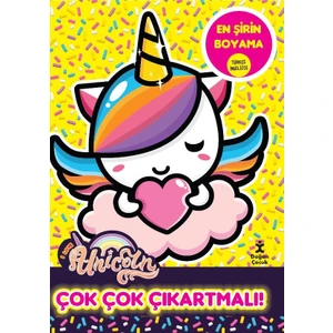 I Love Unıcorn En Şirin Boyama Çok Çok Çıkartmalı!