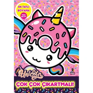 Doğan Çocuk I Love Unıcorn En Tatlı Boyama Çok Çok Çıkartmalı!