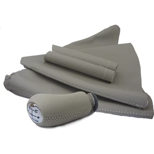 Fluence / Megane 3 Vites Topzu/el Freni ve Vites Körüğü-El Freni Kolu Derisi (Bej 5 Ileri)