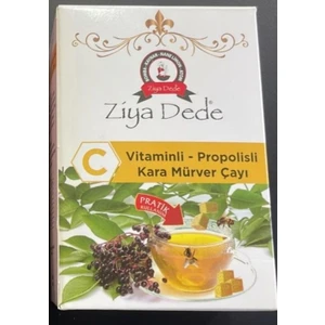 Ziya Dede C Vitaminli Propolisli Kara Mürver Çayı 150 gr 60 Küp