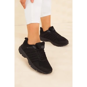 Mp 221 6803 Zn Alaska Running Kadın Siyah Spor Ayakkabı
