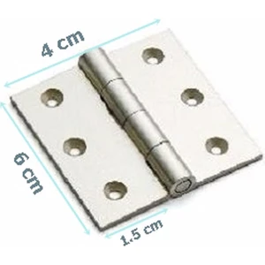 Azm Hırdavat Yaprak Menteşe Alüminyum Menteşe 6 x 1.5 cm