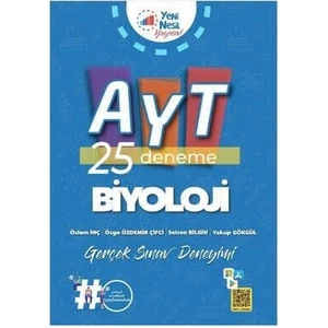 Yeni Nesil Yayınevi Ayt Biyoloji 25 Deneme Yeni Nesil Yayınları