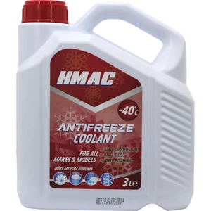 H-Mac Organik Kırmızı Antifriz -40°C 3 Lt