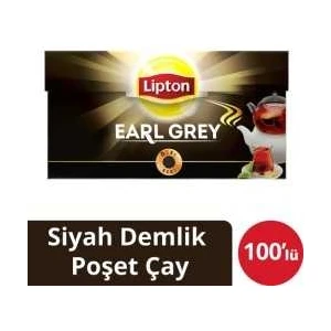 Earl Grey Poşet Çay Bergamot Aromasıyla 200 Adet 2 x 100'lü Kolay Demleme