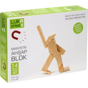 Luka Soe Luka Games Ahşap Manyetik Blok