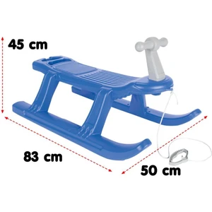 Kar Canavarı Kızak Tutma Kulplu Model 06228 Mavi