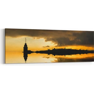 17862YI Yapı Görseli Yatay Ince Kanvas Tablo