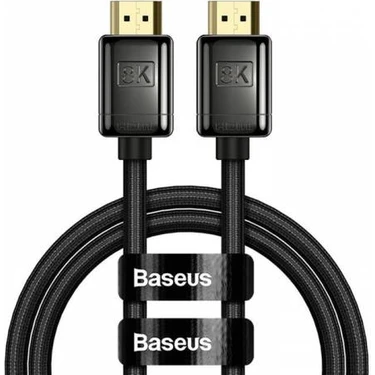 Baseus Hd Series 120hz 8k HDMI To HDMI 2.1V HDMI Kablosu Görüntü Aktarım Kablosu 1