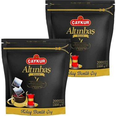 Çaykur Altınbaş 1 kg Klasik Demlik Poşet Çay 200'LÜ x