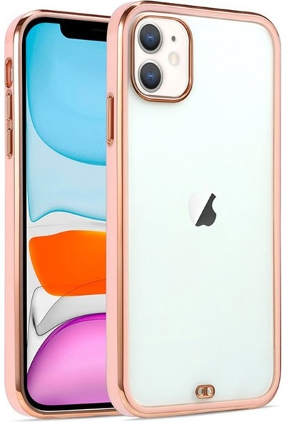 Elo Apple Apple iPhone 11 Kılıf Premium Silikon Bakır
