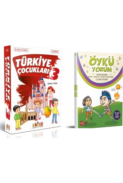 Key Yayınları 4. Sınıf Hikaye Türkiye Çocukları 3 + Artı Eğitim Yayınları 4. Sınıf Öykü Yorum (Ciltli)