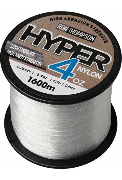 Ron Thompson Hyper 4oz Nylon Clear Misine 1600 M 0.25 mm 5.4 kg