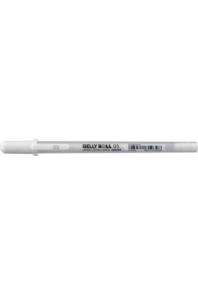Sakura Gelly Roll : Beyaz Çizim Kalemi : 0,3 mm (Ince Uç)