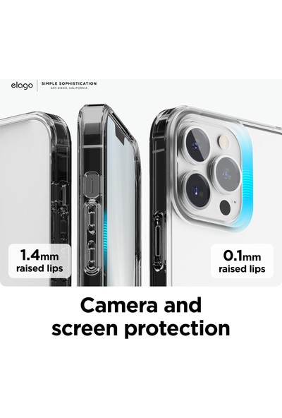 Elago iPhone 13 Pro Şeffaf Kılıf (Yurt Dışından)