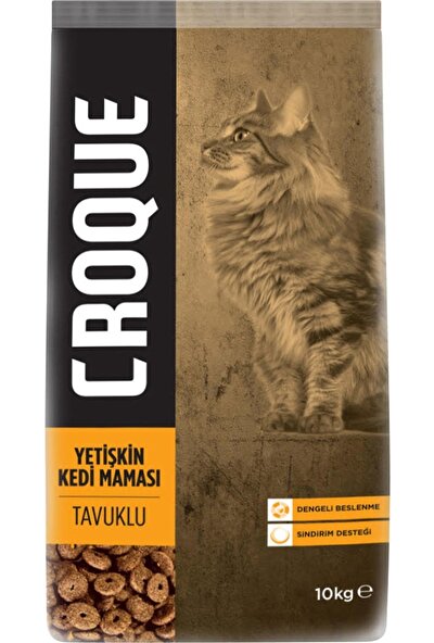 Croque Tavuklu Yetişkin Kedi Maması 10 kg