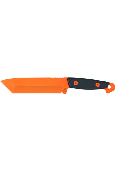 Turq Gear Bear Tanto - Black Kydex Kılıf - Cubic G10 Black Elcik - Sleipner Hunter Orange (Turuncu) Bıçak
