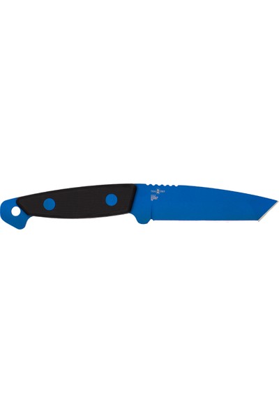 Turq Gear Wolf Tanto - Cubic G10 Black Elcik - Sleipner Nra Blue (Mavi) Bıçak
