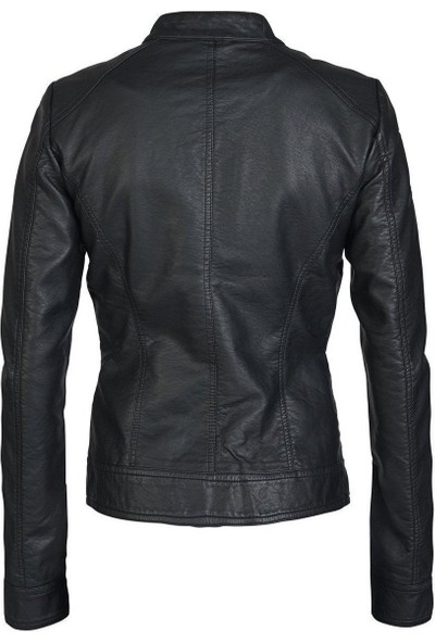 Only Deri Ceket Onlbandit Faux Leather Biker 15081400-Blk