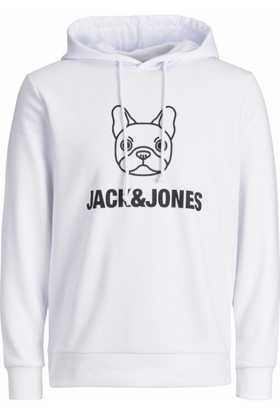 Jack & Jones Erkek White Sweatshirt