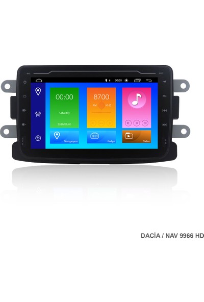 Dacia Dokker Carplay Multimedya Oem Android 10 Teyp-Navimex - NAV-9966