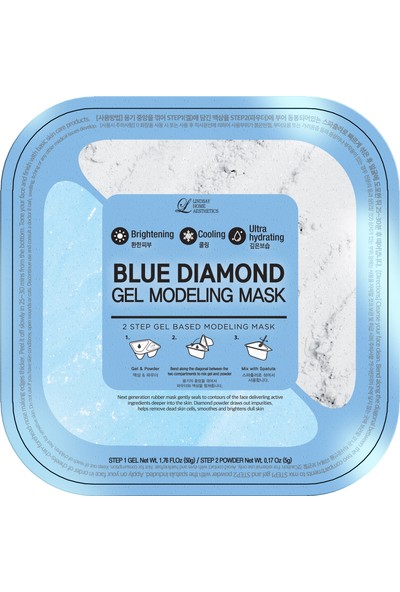 Lindsay Blue Diamond Jel Modeling Maske (50G+5G)TEK Kullanımlık