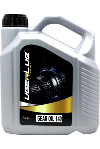 Uberlub Excell Gear Oil 140 3 Litre Şanzıman Yağı ( Üretim Yılı: 2021 )