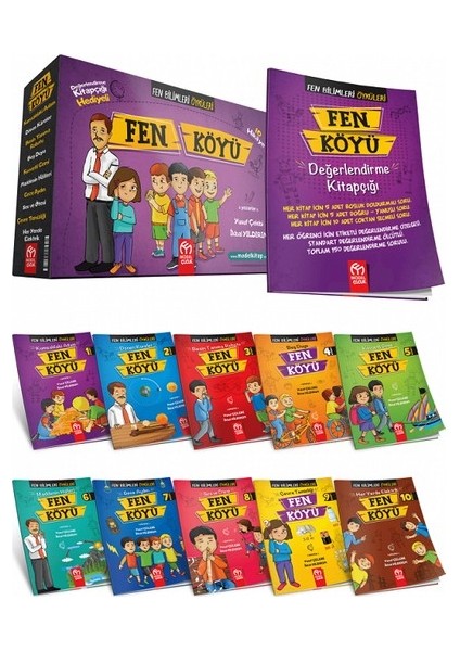 3.ve 4. Sınıflar Için Fen Köyü Hikaye Serisi + Icatlar ve Mucitler (Ciltli)