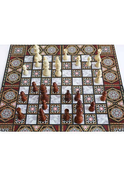 Sedefli Tavla Satranç, Ahşap Tavla Satranç, Ahşap Satranç, Ahşap Tavla 2 Oyun Bir Arada, Hediyelik Ürün modelleri