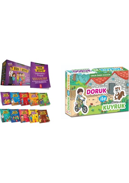 3. ve 4. Sınıf Hikayeleri Fen Köyü ve Doruk Ile Kuyruk (Ciltli)